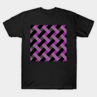 'Zagga' - in Purple, Lilac, Grey and Black T-Shirt